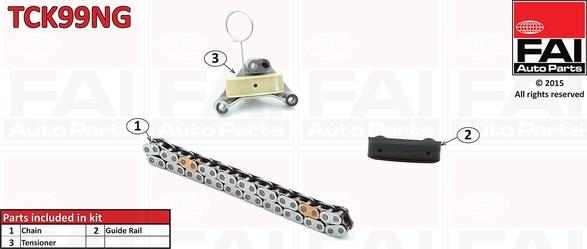 FAI AutoParts TCK99NG - Kit de distribution par chaîne cwaw.fr