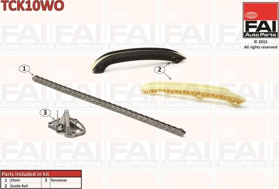 FAI AutoParts TCK10WO - Kit de distribution par chaîne cwaw.fr