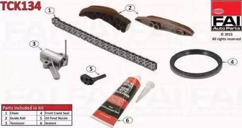 FAI AutoParts TCK134 - Kit de distribution par chaîne cwaw.fr