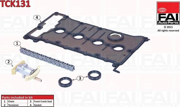 FAI AutoParts TCK131 - Kit de distribution par chaîne cwaw.fr