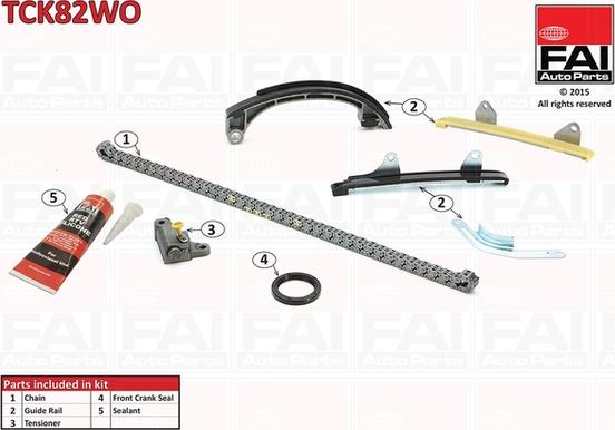 FAI AutoParts TCK82WO - Kit de distribution par chaîne cwaw.fr