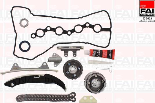 FAI AutoParts TCK334VVT - Kit de distribution par chaîne cwaw.fr