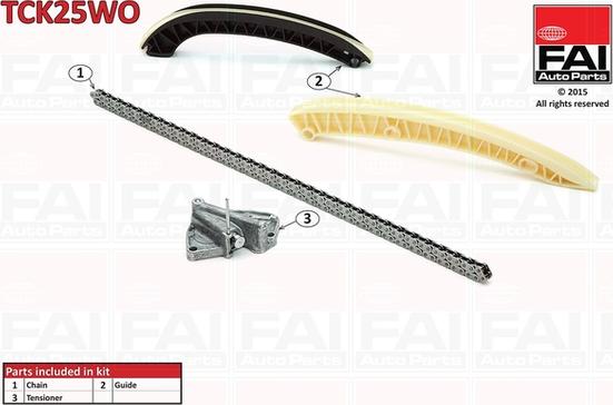 FAI AutoParts TCK25WO - Kit de distribution par chaîne cwaw.fr