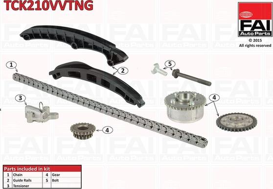 FAI AutoParts TCK210VVTNG - Kit de distribution par chaîne cwaw.fr