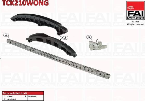 FAI AutoParts TCK210WONG - Kit de distribution par chaîne cwaw.fr