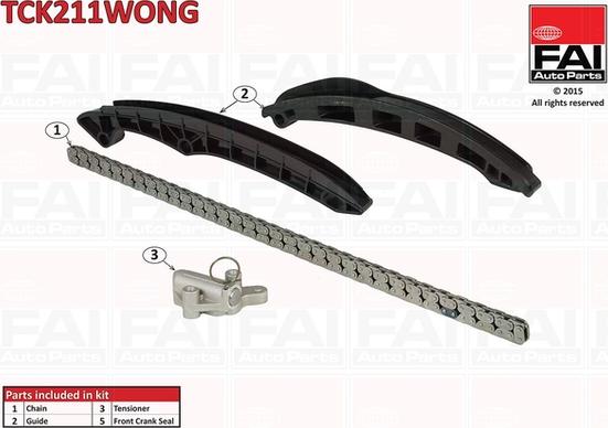 FAI AutoParts TCK211WONG - Kit de distribution par chaîne cwaw.fr