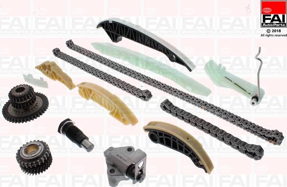 FAI AutoParts TCK212LNG - Kit de distribution par chaîne cwaw.fr