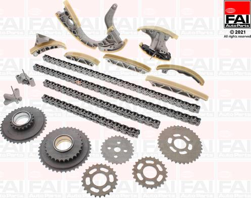 FAI AutoParts TCK217NG - Kit de distribution par chaîne cwaw.fr