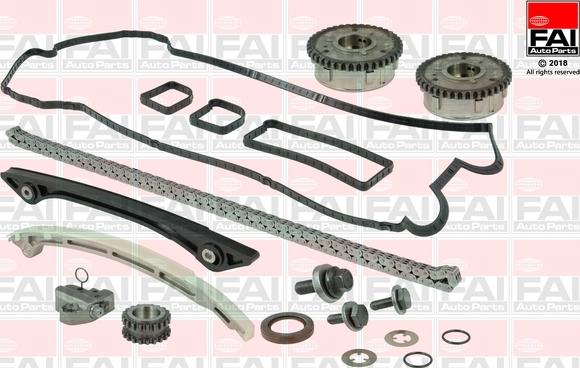 FAI AutoParts TCK288LVVT - Kit de distribution par chaîne cwaw.fr