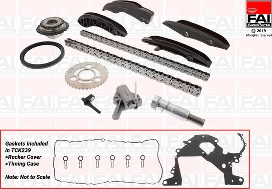 FAI AutoParts TCK239 - Kit de distribution par chaîne cwaw.fr