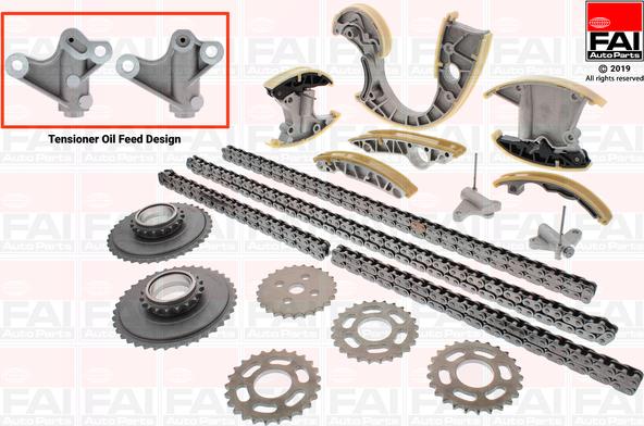 FAI AutoParts TCK233NG - Kit de distribution par chaîne cwaw.fr