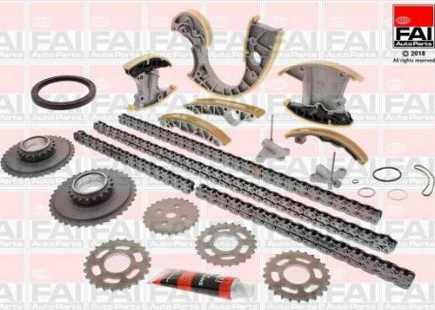 FAI AutoParts TCK233 - Kit de distribution par chaîne cwaw.fr