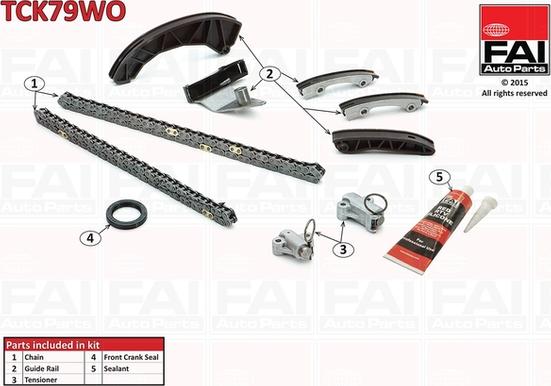 FAI AutoParts TCK79WO - Kit de distribution par chaîne cwaw.fr