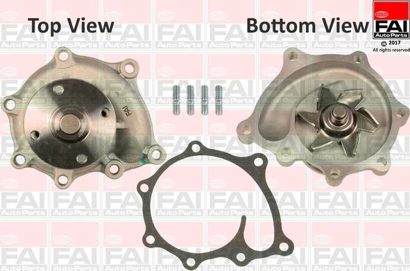 FAI AutoParts WP6355 - Pompe à eau cwaw.fr