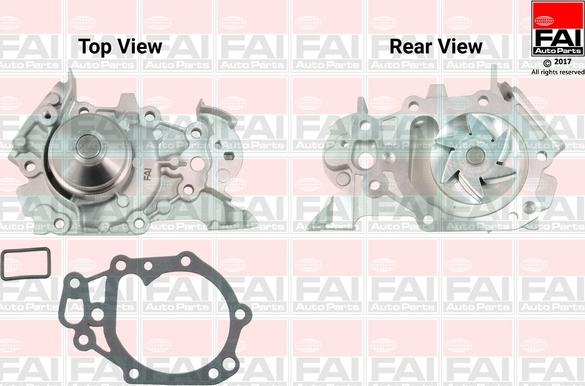 FAI AutoParts WP6326 - Pompe à eau cwaw.fr