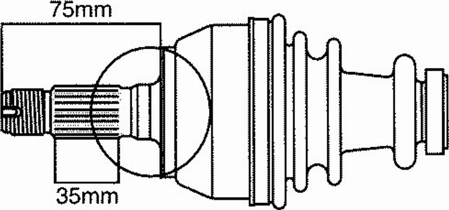 Farcom 122451 - Arbre de transmission cwaw.fr