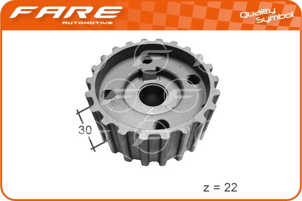 FARE-CO 10567 - Roue dentée, vilebrequin cwaw.fr