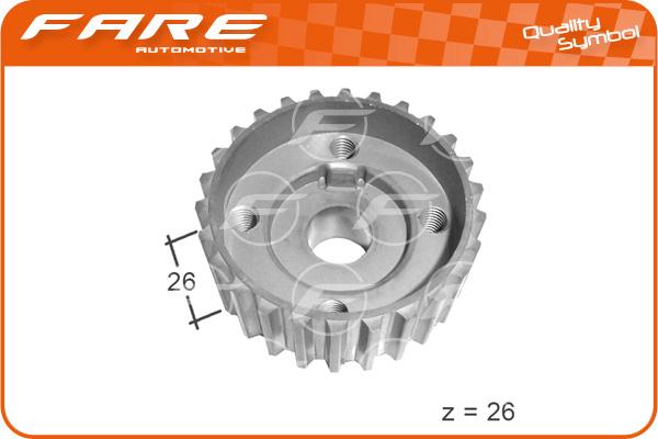 FARE-CO 10792 - Roue dentée, vilebrequin cwaw.fr