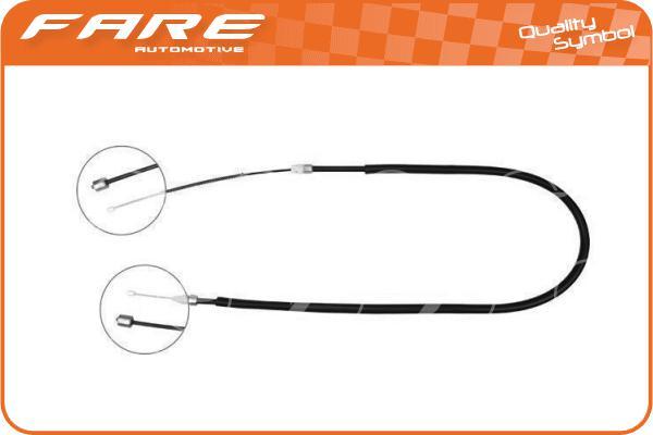 FARE-CO 18859 - Tirette à câble, frein de stationnement cwaw.fr