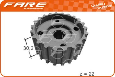 FARE-MX 10571 - Roue dentée, vilebrequin cwaw.fr