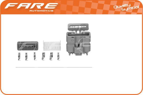 FARE SA 26608 - Kit de réparation pour câbles, vanne EGR cwaw.fr