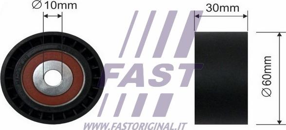 Fast FT44085 - Poulie renvoi / transmission, courroie de distribution cwaw.fr