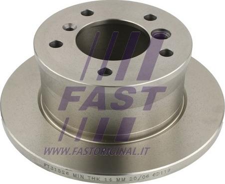 Fast FT31526 - Disque de frein cwaw.fr