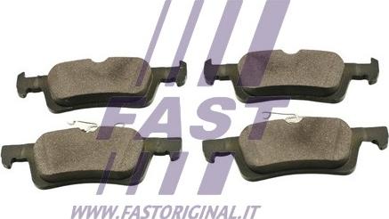 Fast FT29562 - Kit de plaquettes de frein, frein à disque cwaw.fr