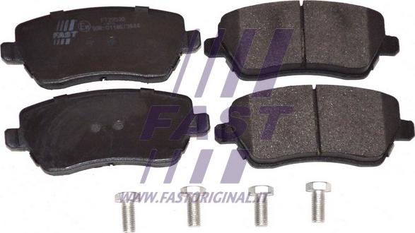 Fast FT29530 - Kit de plaquettes de frein, frein à disque cwaw.fr