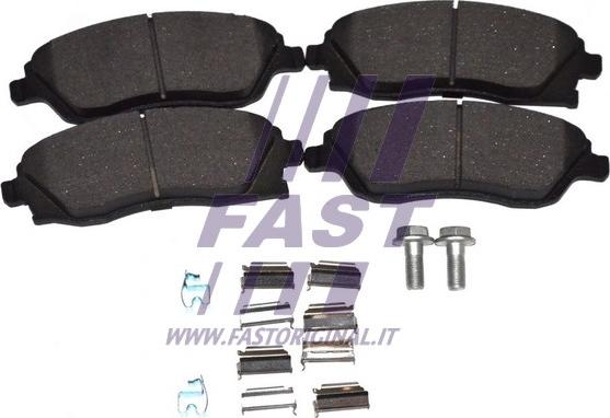 Fast FT29525 - Kit de plaquettes de frein, frein à disque cwaw.fr