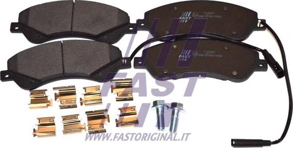 Fast FT29521 - Kit de plaquettes de frein, frein à disque cwaw.fr