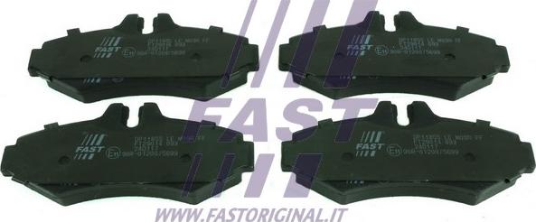 Fast FT29014 - Kit de plaquettes de frein, frein à disque cwaw.fr