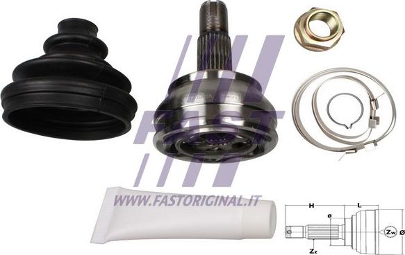 Fast FT25046K - Jeu de joints, arbre de transmission cwaw.fr