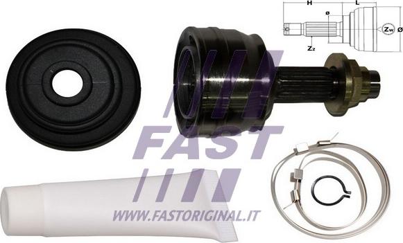 Fast FT25004K - Jeu de joints, arbre de transmission cwaw.fr