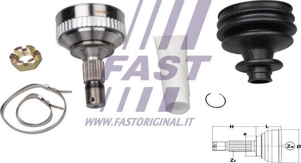 Fast FT25088K - Jeu de joints, arbre de transmission cwaw.fr