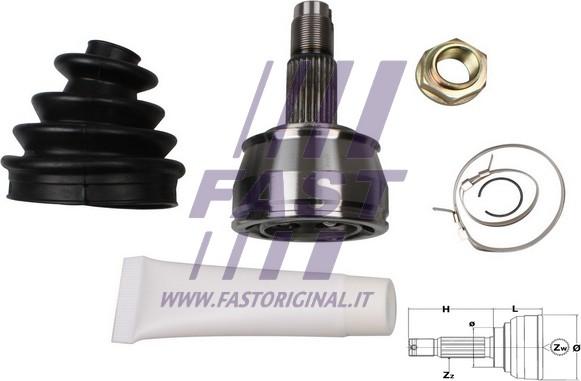 Fast FT25073K - Jeu de joints, arbre de transmission cwaw.fr