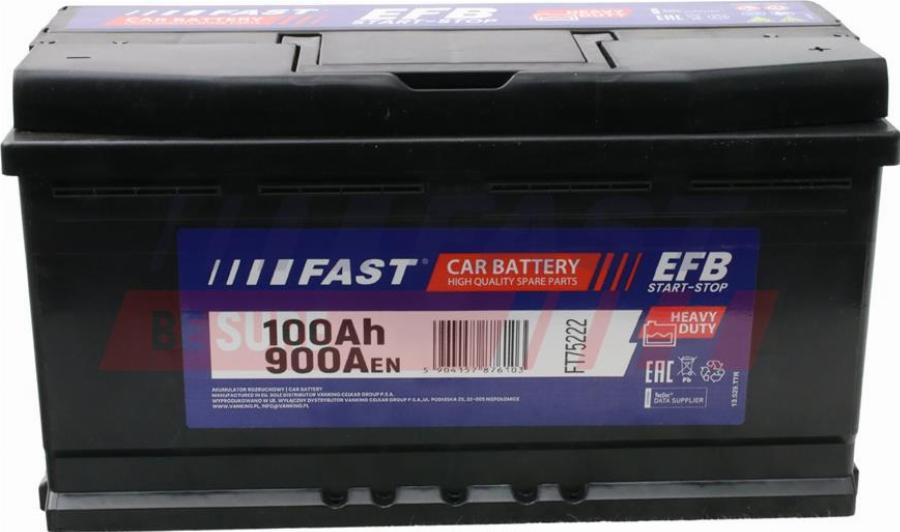 Fast FT75222 - Batterie de démarrage cwaw.fr