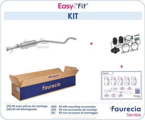 Faurecia FS40134F - Filtre à particules / à suie, échappement cwaw.fr