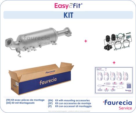 Faurecia FS47049S - Filtre à particules / à suie, échappement cwaw.fr