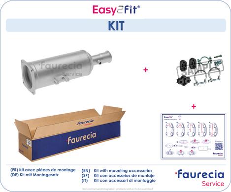 Faurecia FS15121F - Filtre à particules / à suie, échappement cwaw.fr