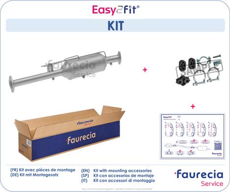 Faurecia FS30400F - Filtre à particules / à suie, échappement cwaw.fr