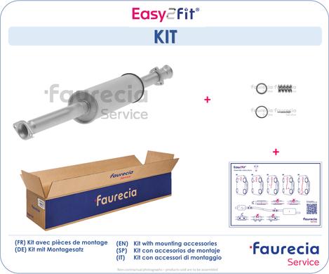 Faurecia FS25636 - Silencieux avant cwaw.fr