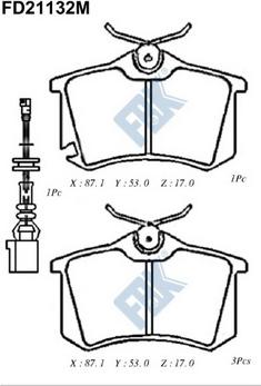 ATE 602877 - Kit de plaquettes de frein, frein à disque cwaw.fr