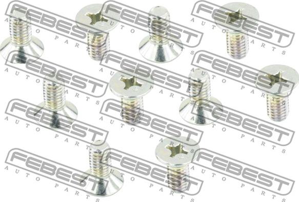 Febest 0398-003-PCS10 - Boulon de fixation, bras transversal cwaw.fr