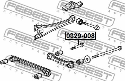 Febest 0329-008 - Vis de correction du carrossage cwaw.fr