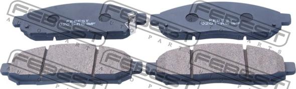 Febest 0201-R51MF - Kit de plaquettes de frein, frein à disque cwaw.fr