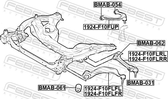 Febest BMAB-062 - Suspension, bras de liaison cwaw.fr