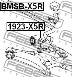 Febest 1923-X5R - Entretoise / tige, stabilisateur cwaw.fr