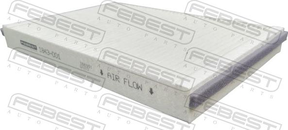 Febest 1843-001 - Filtre, air de l'habitacle cwaw.fr