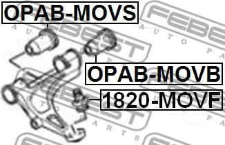 Febest OPAB-MOVB - Suspension, bras de liaison cwaw.fr